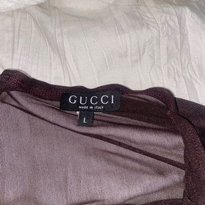 GUCCI sheer top